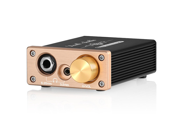 U3 PRO HiFi Mini Class A Headphone Amplifier High-Power Desktop Amp for 18-600 Headphones, 1500mW Output, 3.5mm & 6.35mm Jacks, DC 5V