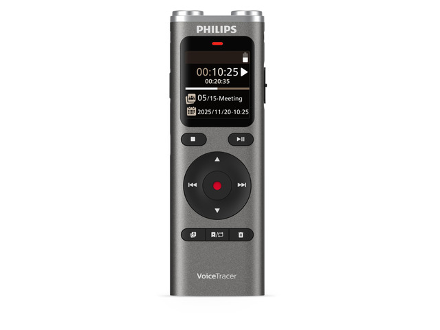 DVT2075 VoiceTracer, Audio Recorder, MP3 and PCM, Microphones, Rich Stereo Sound. Sembly AI Trial License: Transcription, AI Created Summaries, AI...