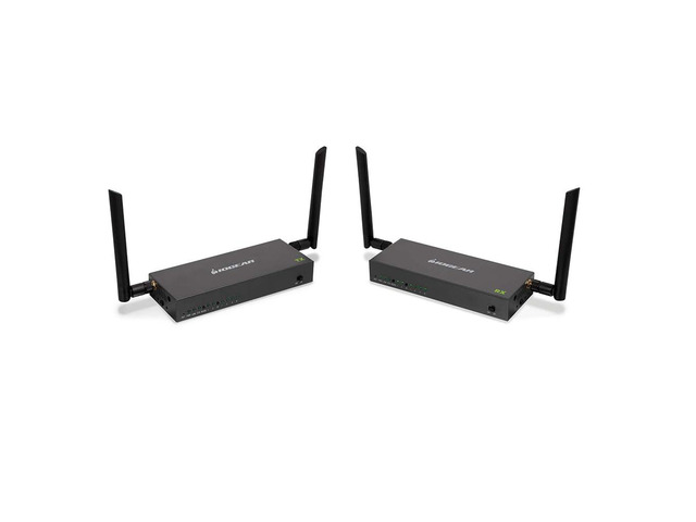 LongRange Wireless 4K HDMI Transmitter & Receiver Kit (Core Kit), Up to 600 ft/182 m Range, IR/RS232, USB KVM, Keyboard Mouse Extender, Local 4K 60...