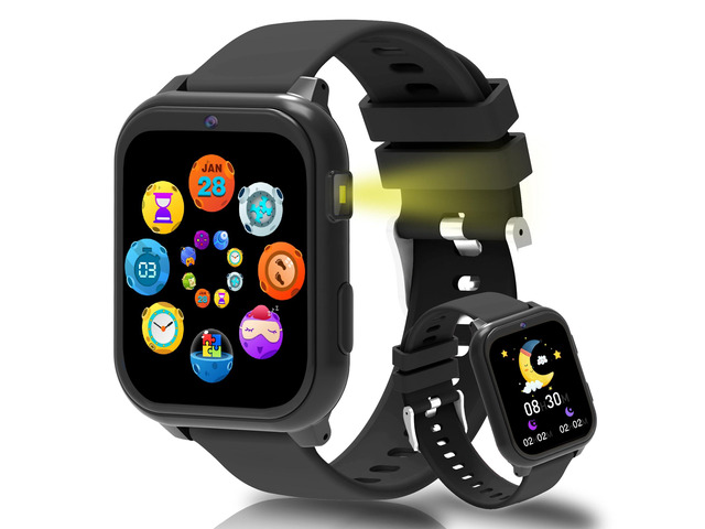 Smart Watch for Kids,1.83' DIY Dial Fitness Tracker No Phone/APP Needed,18 Games & Camera IP68 Calorie Step Counter,Sleep Monitor,Alarm,Flashlight...
