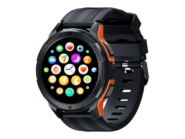 Rugged Smart Watch for Men, Foreman Smartwatch, Waterproof Digital Watch for The Toughest Jobs, with Fitness Trackers, Heart Rate Monitor, IP68,...