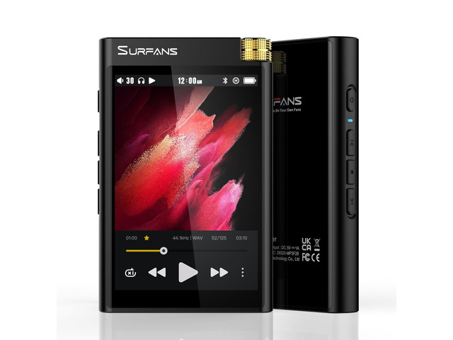 HiFi Bluetooth Mp3 Player: F28 High Res Lossless Portable Music Player - 3.5 inch Digital Audio Player Support up to 512GB