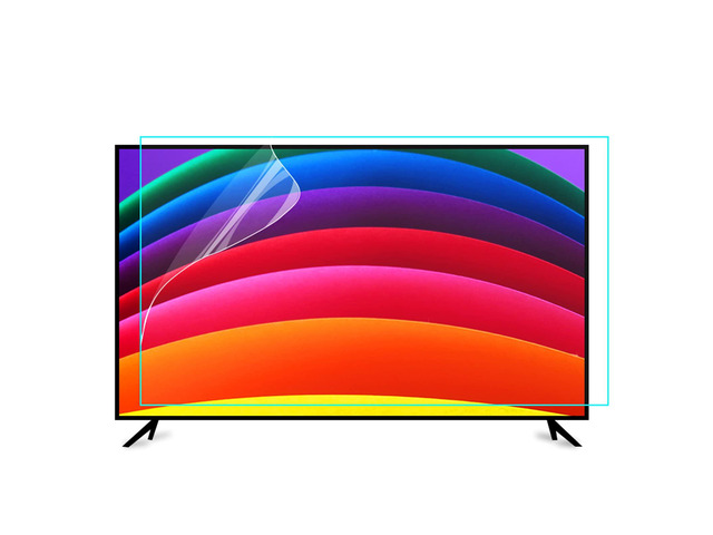 Anti Glare TV Screen Protector for 65 Inch, Indoor & Outdoor Anti Glare TV Anti Blue Light Screen Frosted Film Anti-Reflection Rate Up To 90%