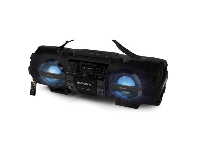 EPB-3001 Portable Bluetooth CD Player Boombox Stereo System with AM/FM Radio, MP3, USB, AUX, & Headphone Jack Compact for Home or On-the-Go...