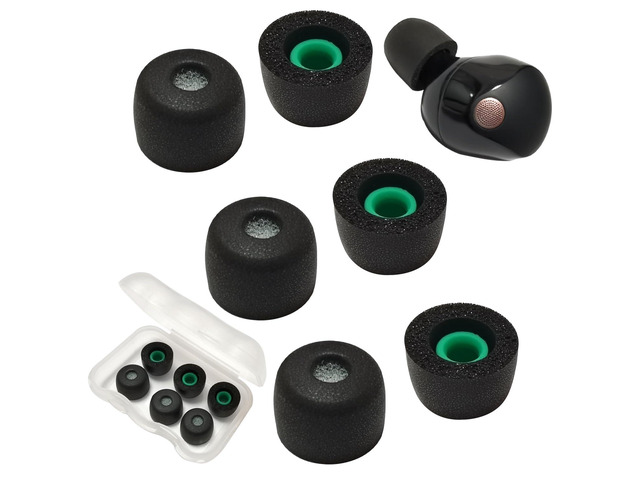 Memory Foam Replacement Earbuds Tips for Sony WF-1000XM5 with Filter Screen 3 Pairs Medium, Anti-Slip Foam Ear Tips for WF-1000XM5/XM4, Sports...