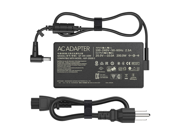 200W Laptop Charger Compatible with AsusTUF Gaming A15 FA506IH FA5061U A14 FA401WV FA401UV FA401UU,ROG Zephyrus G15 GA503 GA503RMG14 GA4011U...