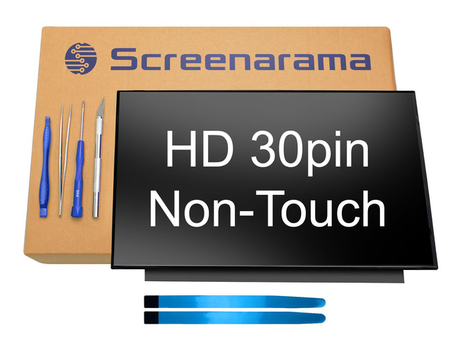 New Screen Replacement for HP 250 G10 / 255 G10 / 256 G10 HD 1366x768 30pin Matte LCD LED Display with Tools and Tape