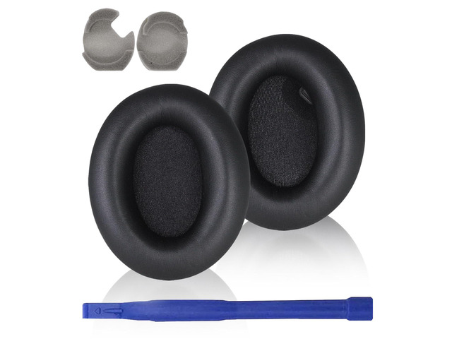 XM4 Replacement Ear Pads for Sony WH-1000XM4 Headphones - Black Soft Protein Leather & High-Density Memory Foam Earpads for Sony WH1000XM4,...