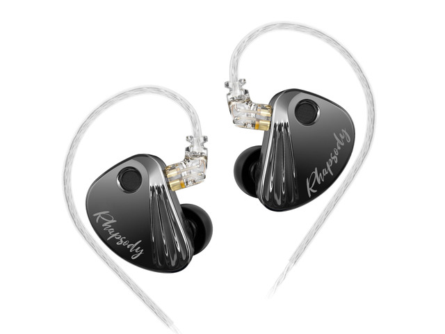 Rhapsody 4-Mode Tuning Switch in-Ear Monitor Headphones, 2DD+4BA Hybrid Gaming IEM, HiFi Bass Wired Earphones for Audiophiles, Musicians & Singers
