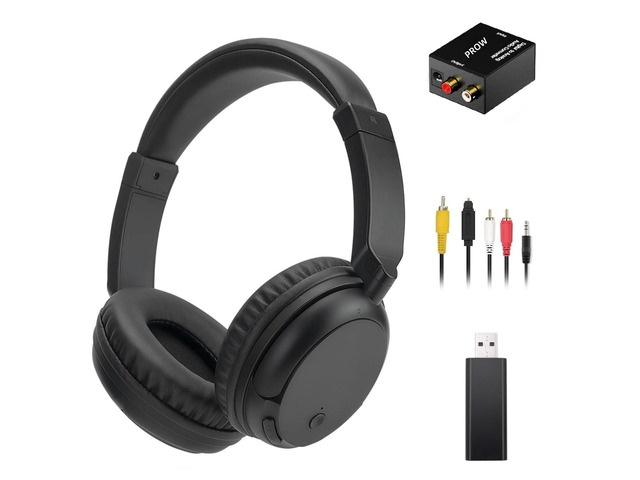 Wireless Headphones for TV, Bluetooth5.3 Over Ear Headphone with RM Radio Function, Lightweight Wireless TV Headset for Seniors, 30Hrs Playtime, No...