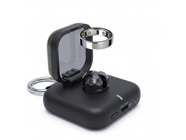 Charging Case Compatible with Oura Ring Gen 4: 2000mAh Portable Travel Wireless Charger for Size 13/12/11/10/9/8/7 with Type-C Cable