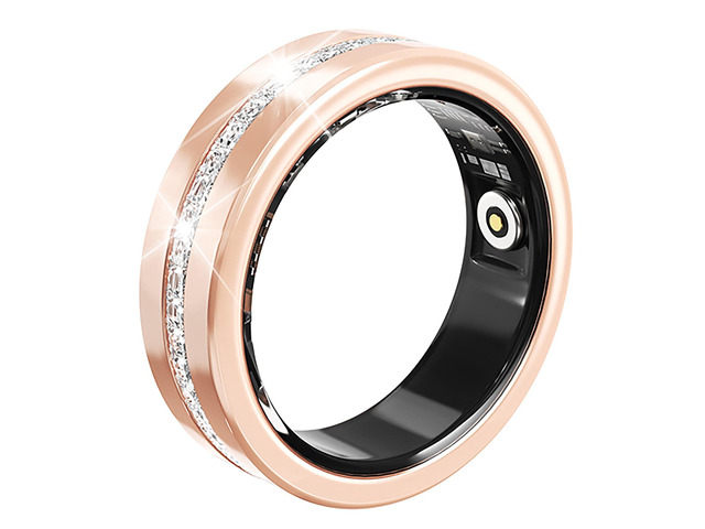 Smart Fitness Ring for Women Diamond Ring Activity Tracker Heart Rate Monitor Sleep Tracker Smart Rings Pedometer Step Counter Calorie Counter...