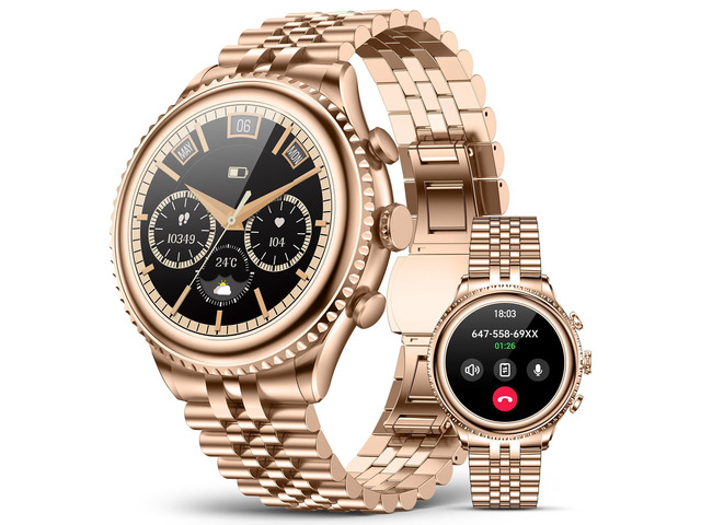 2026 Luxury Smart Watch for Men, Rotating Dial (Axe-Cut Bezel) Smartwatch, 1.32' AMOLED Display, Heart Rate, Blood Pressure, SpO2, Sleep Monitor,...