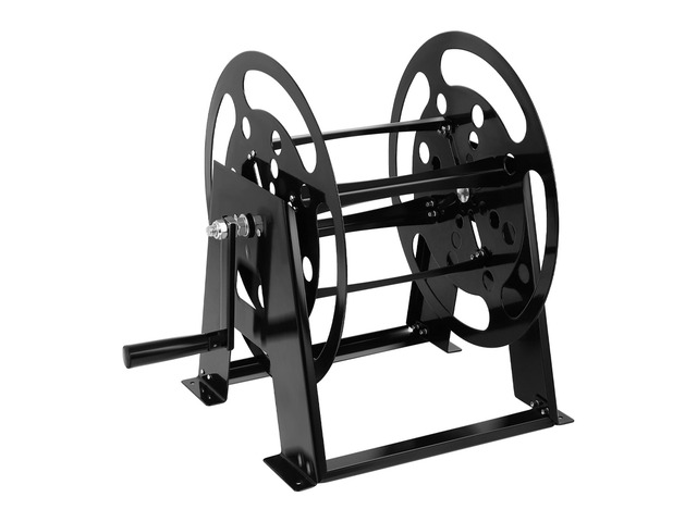 RV Extension Cord Storage Reel, Mountable Metal Reel Frame Holds Up To 200 Feet Of 15A (12/3 AWG), Power Cord Reel with Durable Bearings ...