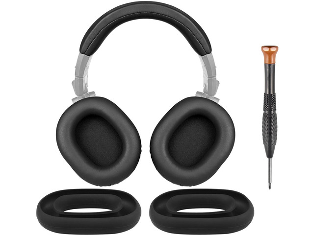 Replacement Kit for ATH M50X - Black (Ear Pads+Headband+Silicone Sweat Cover) for Audio Technica M50, M50X, M50XWH, M50XBT, M50XBT2, M50S/LE...