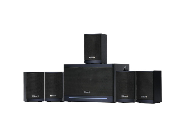 5.1 Surround Sound Systems Home Theater System, Wired Surround Sound Speaker System with 6.5' Subwoofer, Bluetooth 5.3 Audio System for TV Living...