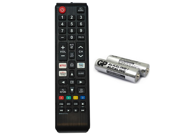 BN59-01315J Replacement Remote for Samsung Smart TV No Setup Required with Hotkeys for Netflix for Prime Video for Samsung Plus TV and AAA*2...