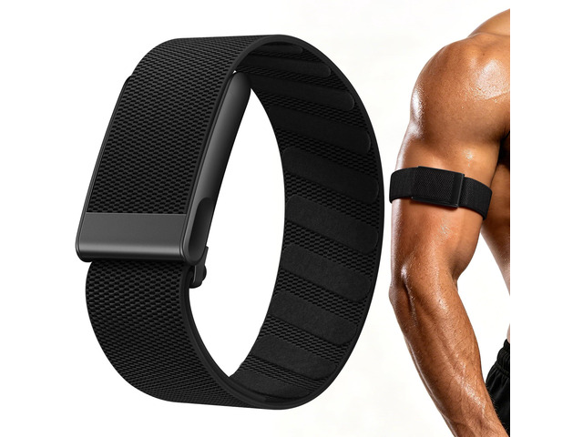 Nylon Bicep Band Compatible with Whoop 5.0 Bands One, Peak and Life MG, Breathable Sport Adjustable Elastic Replacement Strap for Whoop Bicep Band...