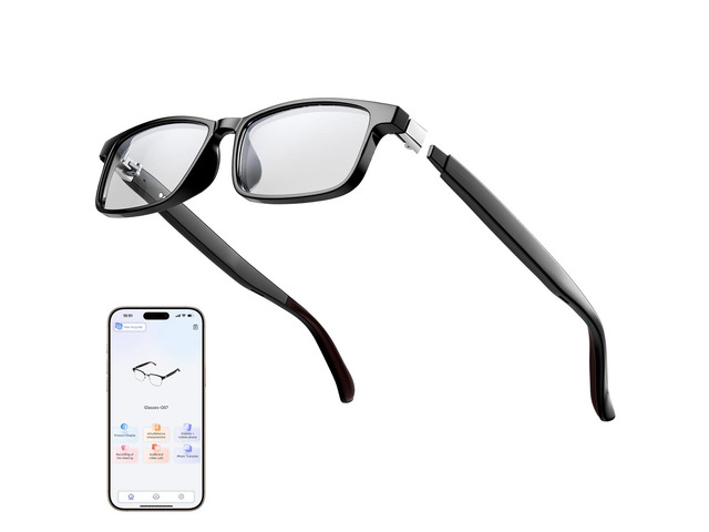 AI Translation Smart Glasses 100+ Languages Real-Time Interpreter, Bluetooth 5.4 for Music & Calls, UV and Blue Light Blocking, Lightweight and...