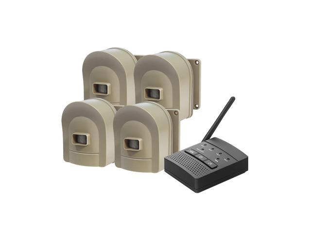 1/2 Mile Driveway Alarm Wireless Outdoor Motion Sensor System Driveway Sensor Alert System Weatherproof Security Sensor & Detector Protect...