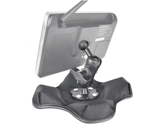 for Furrion 5 & 7 Camera Monitor Mount, RV Beanbag Dashboard Holder with 1' Ball Adjustable Aluminum Arm, Anti-Slip Base, No Drill Mount for Truck...