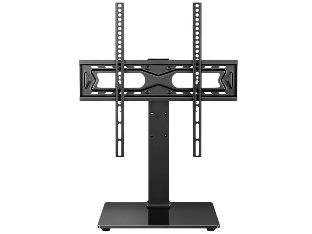 Universal TV Stand for 27-65 inch LED LCD TV Swivel Table Top Television Stand with 30 Degree Height Adjustable TV Stand with Mount TV Base with...