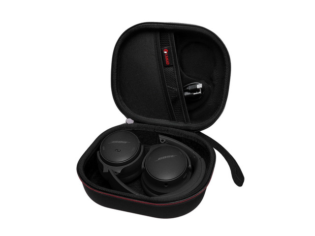 Hard Case for Bose QuietComfort, QC Ultra, QC 45, QC 35, QC45 SE, QC SE Wireless Noise Cancelling Headphones, Soundcore H30i On-Ear Headphones - Black