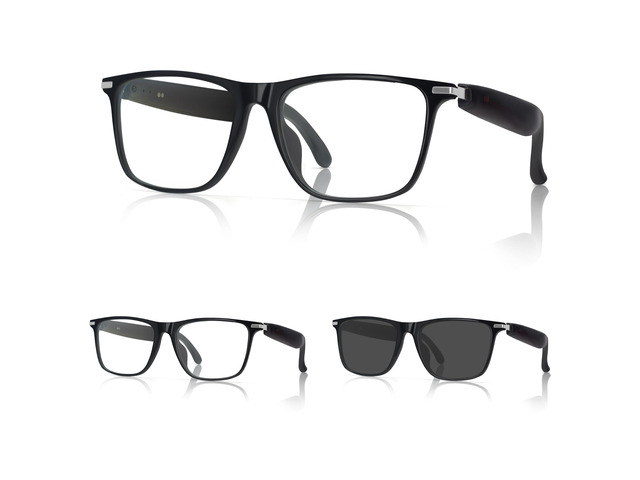 AI Smart Glasses with Open Ear Speaker, 5.4 Bluetooth,Voice Assistant Compatible,Real-Time Translation,Auto Color-Changing Lenses for...