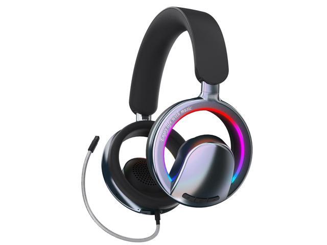 Open Ear Open-Back Headphones Wireless Bluetooth Gaming Headset with Mic for PC Switch Xbox One PS4 PS5, 3.5mm Wired Breathable Lightweight Over... Open Ear Open-Back Headphones Wireless Bluetooth Gaming Headset with Mic for PC Switch Xbox One PS4 PS5, 3.5mm Wired Breathable Lightweight Over...