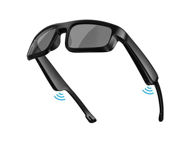 Smart Glasses, Polarized Bluetooth Sunglasses, Built-in Mic & Speakers, Voice Assistant, UV Protection Audio Sun Glass