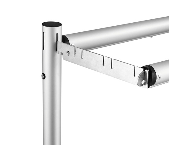 9' Double Crossbar Hanger Backdrop Hanger Crossbar Valance Hangers for Pipe and Drape Backdrop Stand Kit(9' Hanger, 2 Pack)
