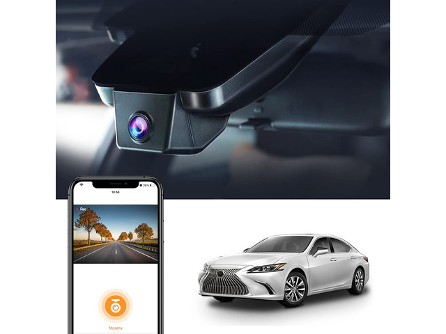 4K Dash Cam Suitable for Lexus ES 2019-2025 ES350 ES300h F Sport ES250, OEM Style, 2160P UHD Video, Built-in WiFi & APP, Loop Recording, G-Sensor,...