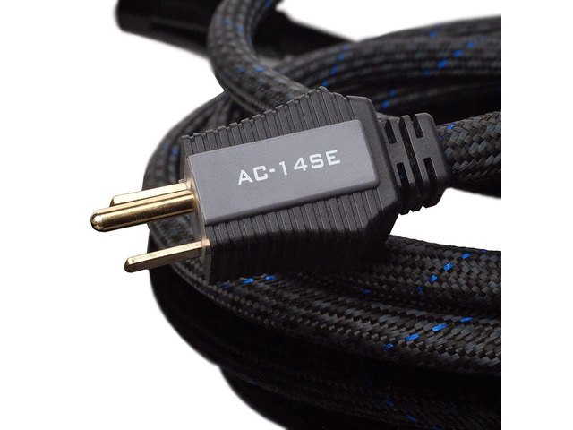AC-14SE MKII Audiophile Signature Power Cable Cord Upgrade for Audio, Video and Electronic Gear 1 Meter