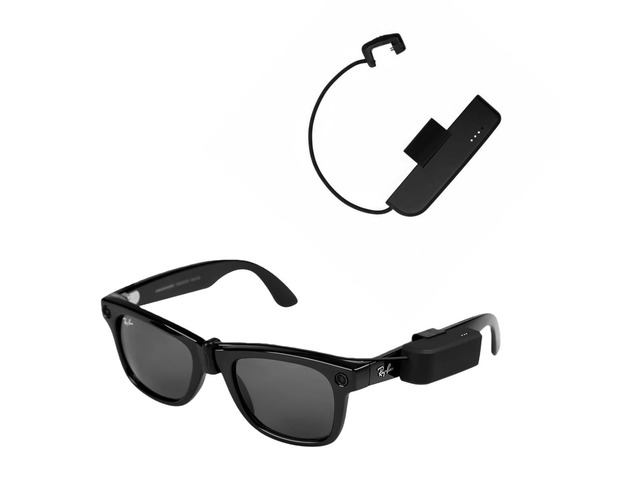 Wearable Charger for RayBan Meta Gen 2, RayBan Meta Gen 1, Wayfarer/Skyler/Headliner/Oakley Meta HSTN, Portable Charger for Meta Glasses...