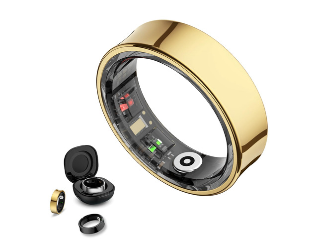 Smart Ring Health Tracker, Smart Rings for Men & Women, No Subscription Required, Long-Lasting Battery Sleep Ring, Fitness & Sleep Monitor...