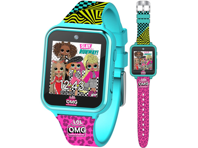 L. O.L. Surprise OMG Kids Smart Watch with Touchscreen Selfie Camera Voice Recorder Calculator and Step Counter Includes 10 Stylish Watch Faces and...