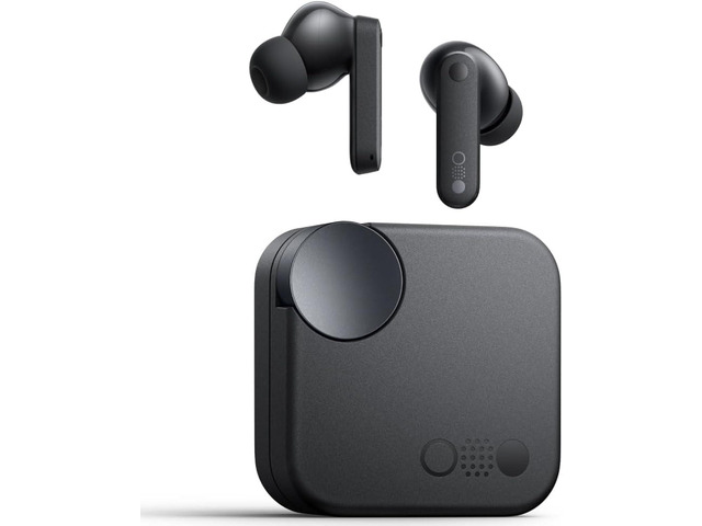 CMF Buds Wireless Earbuds,42dB Active Noise Cancellation,50mAh 35.5H Playtime IP54 Waterproof Earphones Night Black