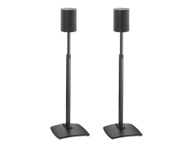 Height-Adjustable Speaker Stands Pair for Sonos Era 100 - Premium Speaker Stand w/Durable Steel Design & Built-in Cable Managment - Easy DIY...