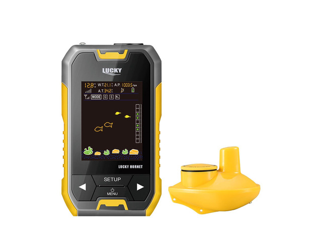 Kayak Portable Fish Depth Finder for Boats and Bank Wireless Handheld Fish Finders with Transducer Castable Fishing Sonar for Pole Freshwater...