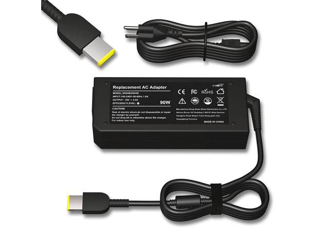 90W Charger for Lenovo ThinkPad T440 T450 X1 Carbon Slim Tip Compatible with E431 E440, G410 Z510, Yoga 11s, Flex 14 15D, 45N0237 0B46994 45N0236...