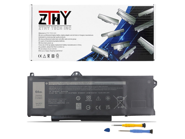 64Wh GRT01 Laptop Battery Replacement for Dell Latitude 5421 5431 5521 5531 Precision 3470 3561 3571 3581 3591 Mobile Workstation Alienware m17...