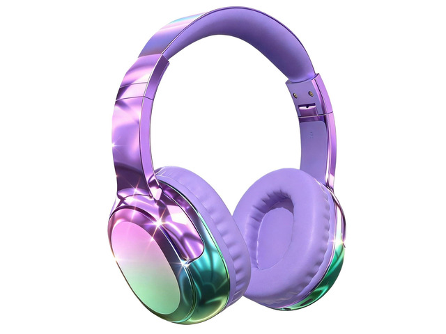 Wired and Wireless Headphones Over Ear for Kids Teen Girls Women 85/94dB Volume Limit, Bluetooth 6.0, Mic, 60H Playtime, Foldable, Aux Cord for...