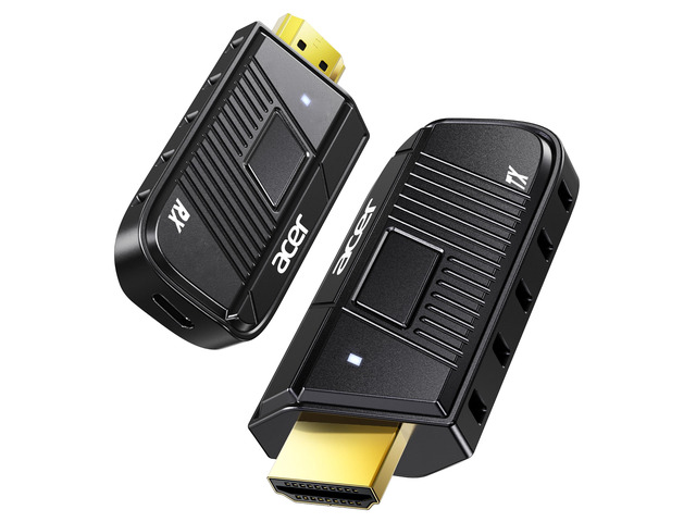 Wireless HDMI Transmitter and Receiver, 328ft Long Range, 1080P@60Hz HD Adapter Extender for Streaming & Gaming to TV Projector Monitor, Plug &...