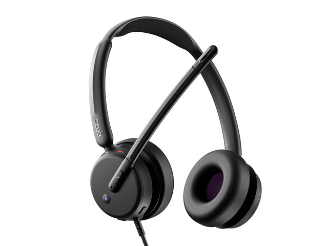 Impact 460T Binaural On-Ear USB C and USB A Wired Headset with Dual Noise-Canceling Mics, Microsoft Teams Certified, Plug-and-Play, Ideal for...