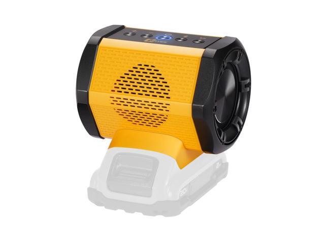 Bluetooth Speaker Fit for DeWALT 20v Max Battery USB-A/C Charging For Jobsite Camping Party(Battery not included)