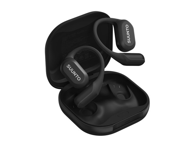 Spark Open Ear Sport Headphones, Bluetooth Earbuds, Black Lightweight, All Day Comfort, IP55 Sweat & Waterproof, Up to 36H Battery, Head Gesture...