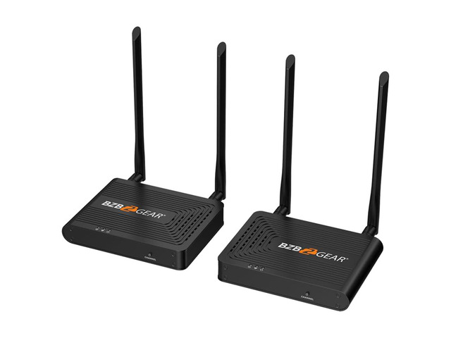 BZBGEAR 4K 60Hz UHD HDMI 2.0 Wireless Receiver/Trasmitter Extender Kit up to 164ft BG-AIR4KAST