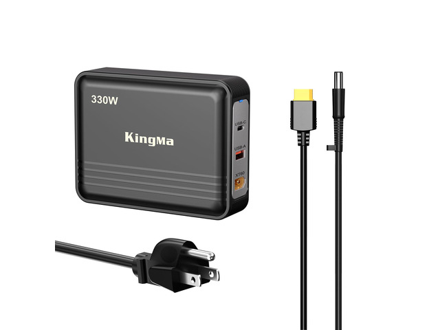 330W GaN Laptop Charger for HP OMEN17,XT60 Charger with 7.4 * 5.0mm Power Port3-Port Portable Travel AdapterPD 3.0 Fast Charging,Compatible with HP...