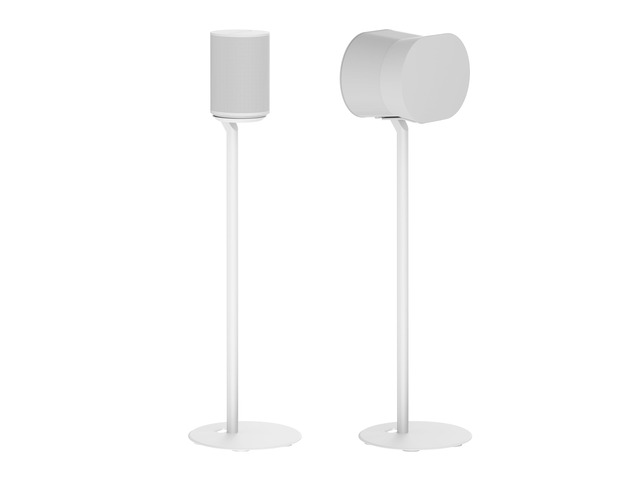 Fixed Height Floor Stands Compatible with Sonos Era 100, Era 100 SL, Era 300 Speakers - Surround Sound Speaker Stands with Cable Management, Sleek...