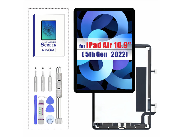 for iPad Air 5 5th Gen (2022) Air 4 4th (2020) 10.9 LCD Screen Replacement LCD Display for A2588 A2589 A2591/ A2072 A2316 A2324 A2325 LCD Display...